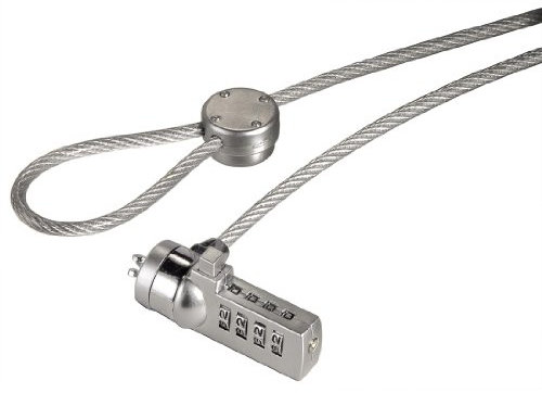 Hama 011788 - Candado para portátiles con clave de 4 dígitos