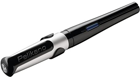 Pelikan 803021 Füllhalter Pelikano für Rechtshänder, M-Feder, Schwarz, 1 Stück in Faltschachtel