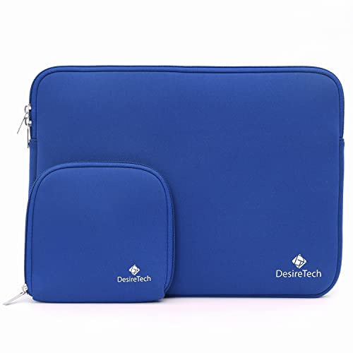 Laptop Sleeve Case with Small Accessory Bag – Compatible with Apple MacBook Pro, Air, Microsoft Surface, Chromebook and Notebook Computers – Highly Water Repellent, Soft Plush Inner Protector Cover