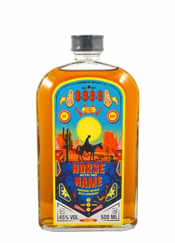 Horse With No Name – Bourbon Whiskey mit Habanero – Amerikanischer Whiskey aus Texas mit Noten von Eiche, Vanille und Kokosnuss – 1 x 0,5 l