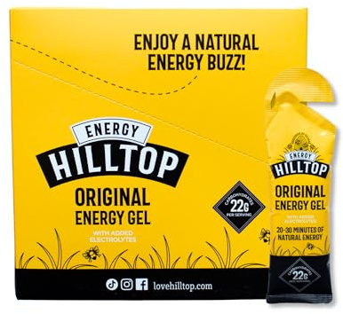 Hilltop Energy Gels - Natural Honey Energy Gel - Original - 12x30g