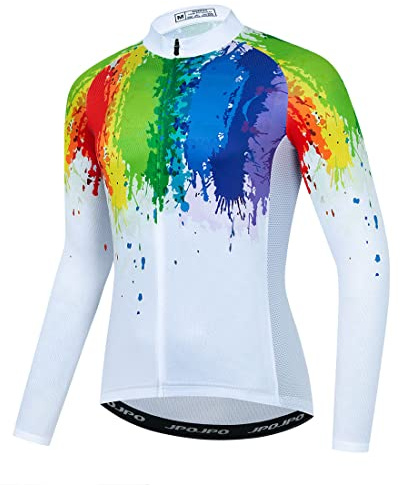 Cykeltröja män, mountainbike skjorta cykling toppar vägkläder cykelkläder cykelkläder ciclismo outfit XXS-6XL, 1ht05, L