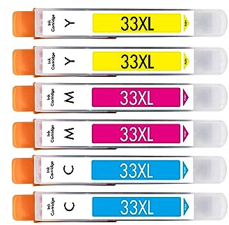 Cartridgeify 33XL Druckerpatronen Kompatibel mit Epson 33 XL Patronen Farbe, für Expression Premium XP-900, XP-830, XP-7100, XP-645, XP-640, XP-635, XP-630, XP-540, XP-530
