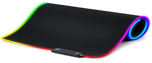 DR1TECH Anka+ Pro Gaming Mauspad XXL LED [80x30cm] - Mousepad Ergonomisch, Rutschfestes & Waterproof - Einzigartiges Design Für Maximale Geschmeidigkeit