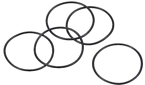 PATIKIL 20 Stück Dichtungsringe O-Ringe Gummidichtung 25mm AD 23mm ID 1mm Dicke Nitrilgummi Unterlegscheibe Dichtungssatz Gummischeiben für Auto Klimaanlage Wasserhahn Rohr Schwarz