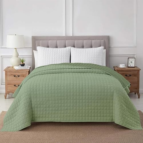 IlGruppone Trapuntino Coperta Primaverile/Autunnale Bicolore Trapunta Anallergica Piumino Mezza Stagione e Antiacaro Colorato Tinta Unita Made in Italy(Una piazza e mezza)