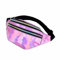 YSTrillion Sac Banane Tendance Etanche Holographique Sacoche Sac Banane Sac à Bandoulière Hologramme Unisexe Grande Capacité Sacoche(Rose)