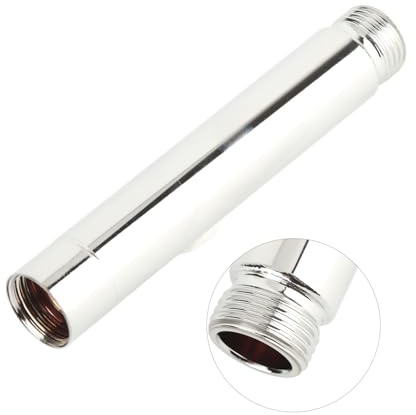 FTVOGUE Rallonge de douche ronde 4 pouces, inox 201, | Extension de pommeau, salle de bain, installation facile, anti-corrosion,