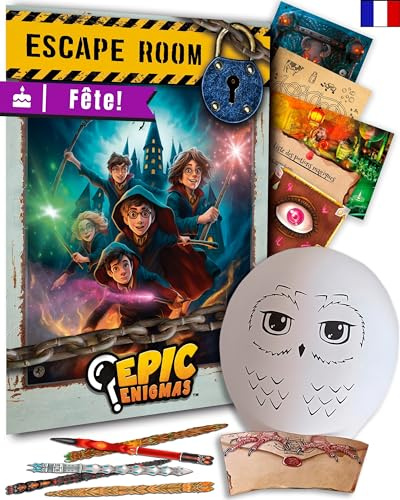 Escape Room Kinder 5-12 Jahre: Magie | Kindergeburtstag | 6-25 Spieler | Spaß für Kinder. Originelles Geschenk. Kindergeburtstag Spiel. Ideal für Draußen. Escape Room Spiel Kinder ab 5 Jahren