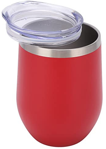 Vaso de Vino Al Vacío de Doble Pared con Aislamiento de Acero Inoxidable a Granel para Bebidas Frías Y Calientes (borgoña)