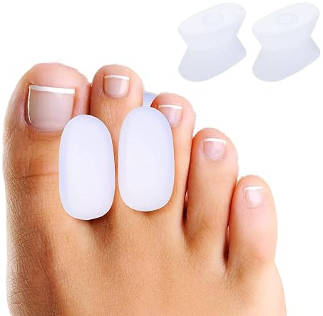 Gel Hallux Valgus Zehenspreizer Zehenkorrektur Zehentrenner, (12 Stück) Hallux Valgus Zehenspreizer, Korrektur Abstandhalter für für Bunion Korrektur, überlappende Zehen