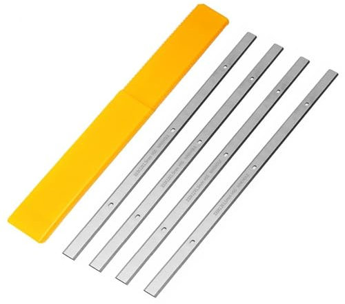 Ninehole 4 Stück HSS Hobelmesser 333mm, 333mm Hobelmesserblätter Passend Für Metabo DH 330/316, Hobelmaschine Hobelmesser, 333 x 12 x 1,5mm