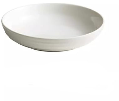 Tazones de Pasta Platos de Aperitivo Plato de cena de cerámica blanca de 10 pulgadas, plato hondo for el hogar, plato de sopa for restaurante, plato de ensalada, plato de Pasta, plato de aperitivo Pla