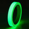 cxxtkcxxlc Nastro Adesivo Fluorescente Verde, Nastro Adesivo Luminoso, Nastro Catarifrangente Adesivo Fluorescente per Sicurezza10m x 1cm per Scale, Muri e Uscite di Emergenza