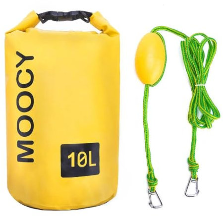 Wasserdichte Tasche – 2-in-1 wasserdichte Tasche, schwimmend, 10 l/20 l, Tauchtasche, Drifttasche für Kajak, Rafting, Boot, Schwimmen, Camping