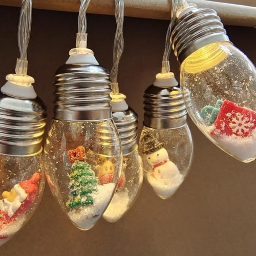 Weihnachts-vintage-lichterkette - Led-glühbirnen-lichterkette, Weihnachts Lichterketten, Led Lichterkette Weihnachten, Weihnachtsbeleuchtung Für Drinnen Und Draußen
