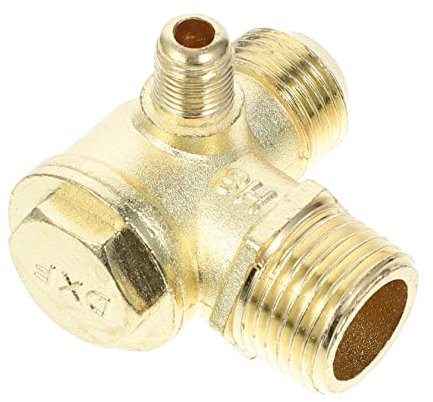 HOMSFOU 3pcs Air Compressor Check Valves Way Pneumatic Accessories Joint Tools Non Return Check Valves for Air Compressor Parts Use