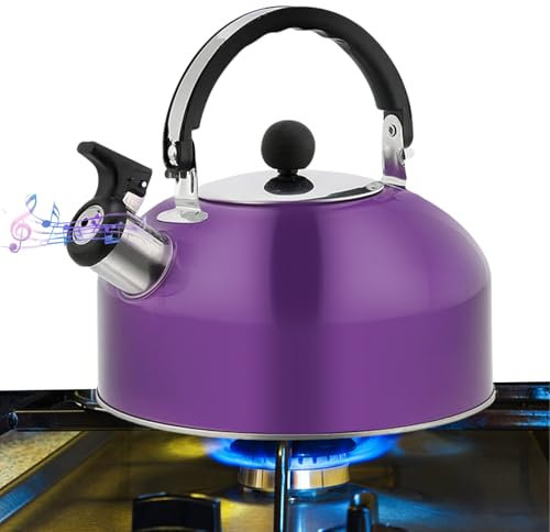 Bouilloire Sifflante, Bouilloire À Fond Plat En Acier Inoxydable, Sifflante Induction, Pour Les Accessoires De Cuisinière, Acier Sur La Cuisinière Pour Cuisinière, Réchaud Électrique, Théière