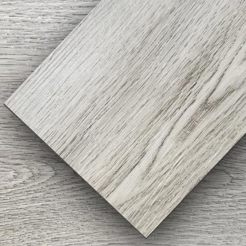MURIS Suelo Vinílico Autoadhesivo, 16 Lamas de 15 x 91 cm (2,23 m²), Grosor de 2 mm, PVC Impermeable, Alta Adherencia y Resistente, Imitación Madera, MRS-DB002