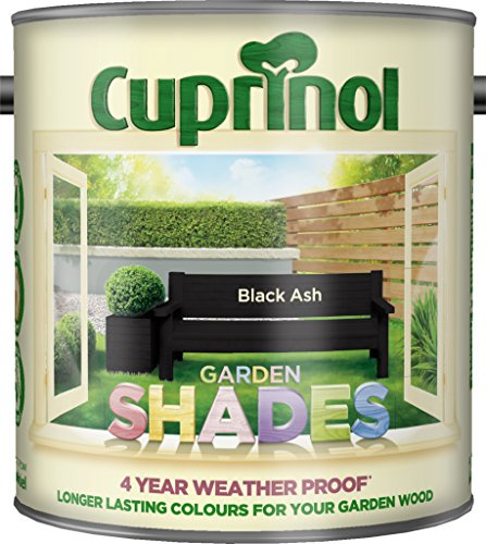 Black Ash Matt Wood Treatment 2.5L | Exterior Wood Paint and Protector | Matt Finish for Sheds Fences Garden Furniture and Outdoor Timber