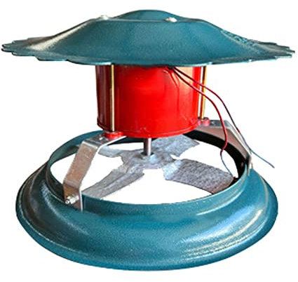 Dbtxwd Household Chimney Fan 120W Electric Chimney Fan Extractor, Fireplace Fan Flue Chimney Exhaust Fan for BBQ Hut Fireplace Thermo Stove Wood Oven,A