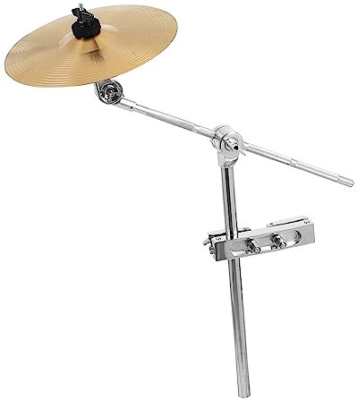 Toyvian Drum Kit Splash Becken Verlängerung Ständer Heavy Duty Aluminium Legierung Praxis Becken