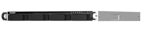 Qnap TS-464U-RP-8G Turbo Station NAS a 4 bay (Intel® Celeron® N5095 4 core/4 thread da 2,0 GHz 8 GB DDR4 RAM, 2 porte RJ-45 2,5 GbE) da 40 TB bundle con 4 dischi rigidi WD Red Plus da 10 TB