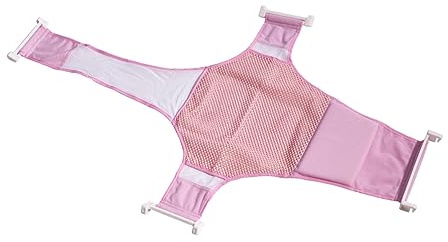 JOINPAYA Babypflegebadewannensitz Badenetz Babybadenetz Stützschlinge Für Säuglingsbadewanne Einfach Zu Reinigen Trocknen Kopf Und Nackenstütze Für Junge Mädchen Badewanne Helfer Für Frisch