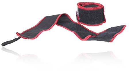 RockTape RockWrist Wraps – Paar unterstützender Handgelenkwickel für Gewichtheben & WODs – Sicheres Nylon/Baumwolle mit Klettverschluss – Atmungsaktiv, minimalistisch, bequem, Schwarz, Einheitsgröße