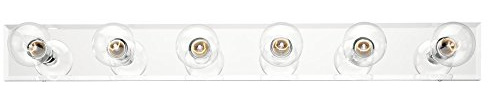 Westinghouse 6645000 6 Light Bathroom Light, Beveled Mirror