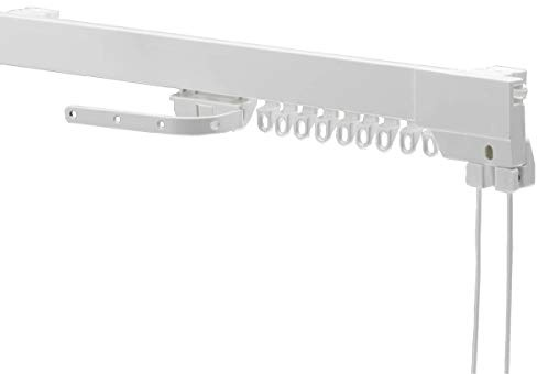 Swish Supreme Corded Aluminium Curtain Track Set, White, 175 Cm