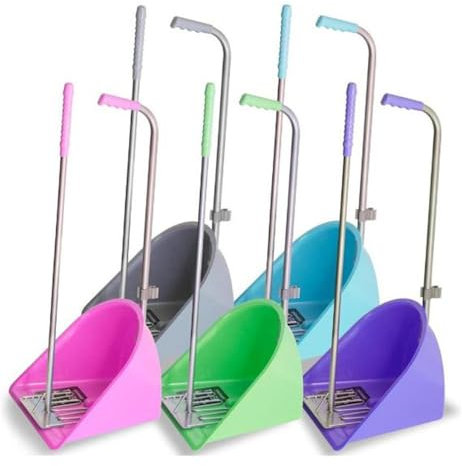 Tubtrugs Tidee Manure Scoop - Pink, clear