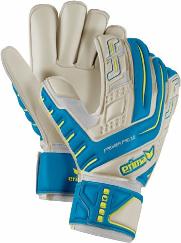 erima Torhüter Premier Pro 2.0, Weiß/Curacao/Neon Gelb, 9.5