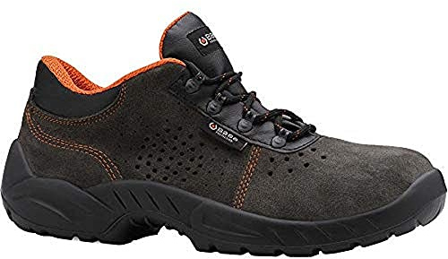 BASE Protection Opera S1P SRC Zapato de Seguridad, Talla: 49, Color: Gris/Naranja, B0150GOR49