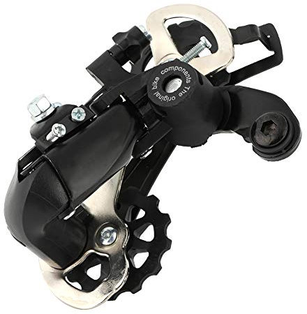 Schaltwerk Mountainbike Umwerfer Fahrradumwerfer für 21 24-Gang Mountainbikes Schwarz