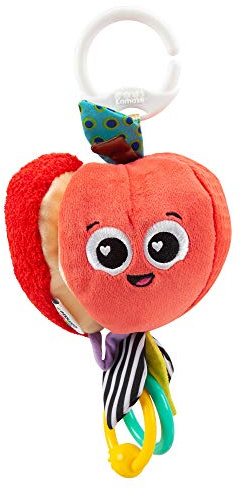 LAMAZE Archer The Apple, Clip on Pram and Pushchair Newborn Baby Toy, Sensory Toy for Babies with Colours and Sounds, Development Toy for Boys and Girls Aged 0 to 24 Months, Multicoloured
