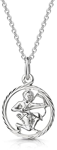Xaana Anhänger Sternzeichen Schütze inkl. Kette 42/45 cm 925er Sterlingsilber AMZ0524