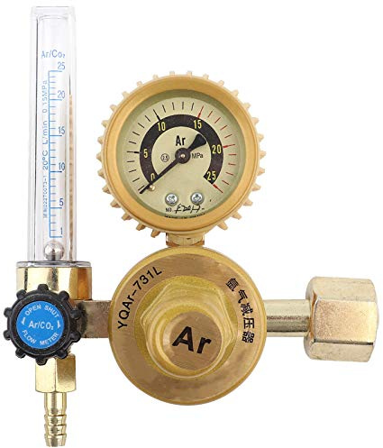 Durchflussmesser Argon Co2 Gasregler, Argon CO2 Mig Tig Durchflussmesser Regler Manometer Schweißer Teile, Tig Mig Schweißen Druckminderer Durchflussmesser