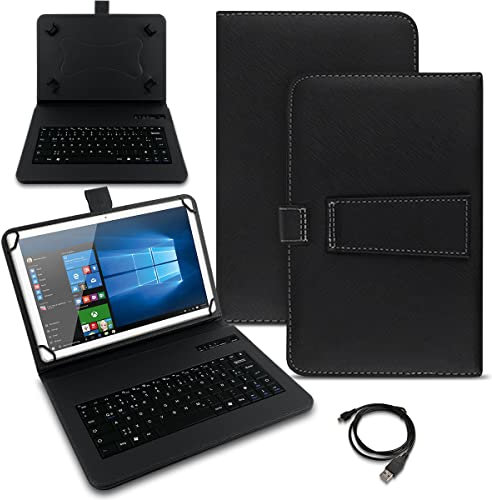 Schutzhülle QWERTZ Bluetooth Tastatur kompatibel für Amazon Fire HD 10 /Plus 2021 Hülle Cover Tablet Tasche 10.4 Case Keyboard kabellos Ultra deutsches Layout