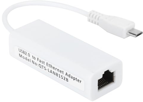 KIMISS Pi Zero W Ethernet Micro USB Ethernet OTG Abs Shell Netzwerkkartenadapter Micro USB auf RJ45 Ethernet Port für Zero 1.3 W Motherboard