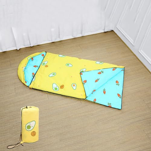 ZAGH Schlafsack Deckenschlafsäcke Leichtgewicht Warm Outdoor Kinder Schlafsack 3-4 Jahreszeiten Tierschlafsack für Camping Wandern, Waschmaschinenfest, 190x75cm, 1500g