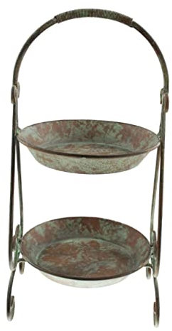 MAGICLULU 1Stk Obstschale Urlaub Tortenständer Schreibtischablagen Bad Aufbewahrungskörbe Schmuckhalter Retro-Desktop-Ornament Ablagefach Oval Kuchen Weihnachtsbaum Keks Baby Nachtisch Eisen