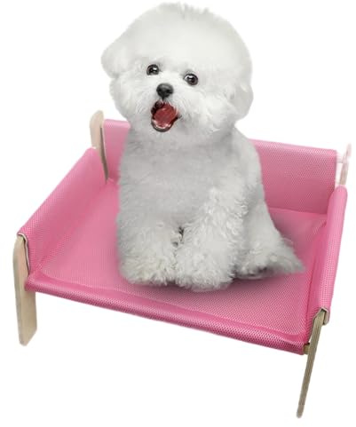 Haustierbett, erhöhtes Hundebett, Katzensofa aus Naturholz, Katzenbetten | stabile Hundebetten, Sofas und Stühle für Hunde mit abnehmbarem Sofabezug für Haustiere