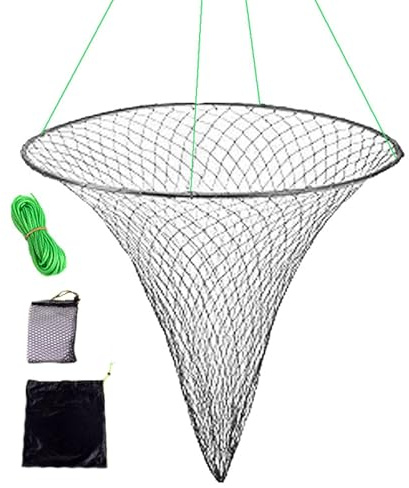Fishing Cast Net Heavy Duty Quick Drying Large Mesh Design | Casting Nets for Bait Fish Bridges Docks Ships