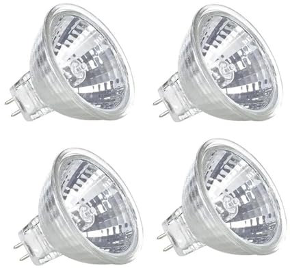 JZLBBC 4Pc Lámparas Halógenas MR11 6V 5W 10W 20W 35W Regulable Halógenas Focos GU4 Base Bipin Lámparas De Microscopio 5W