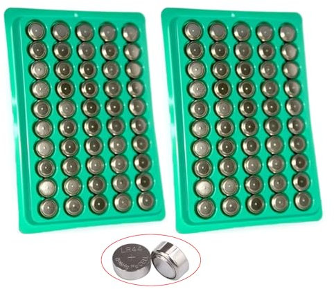 XINGBEI Pack 50/100 AG13 Button Cell LR44 Bouton BATÉRIE MP3 Calculateur Montre Manganèse Batterie 1.55 V