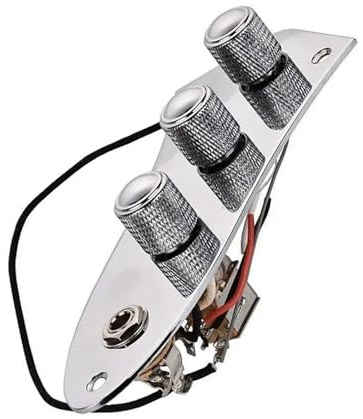Gitarrledningar Förkopplad baskontrollkretskort med kablage push pull potentiometer
