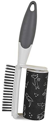 Lint Remover with Brush Sticky Lint Roller with Cover Pets Hair Removal Roller Dog Cat Hair Sticky Lint Hair Remover