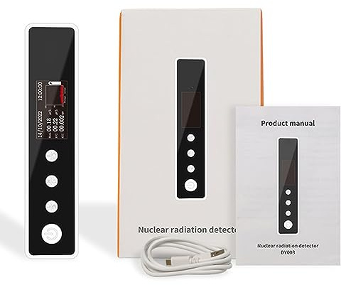 Contatore Gearwell Geiger, misuratore di radiazioni digitali con rilevamento di raggi X β γ per monitoraggio in tempo reale a casa, tester di rilevamento radioattivo, dispositivo