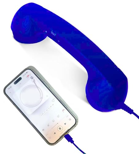 Adaptador De Teléfono Retro - Teléfono De Estilo Antiguo 20 X 6 X 3 Cm, Adaptadores Equipados con Micrófono, Conector Móvil Clásico, Dispositivo De Comunicación De Escritorio | Unidad Amigable